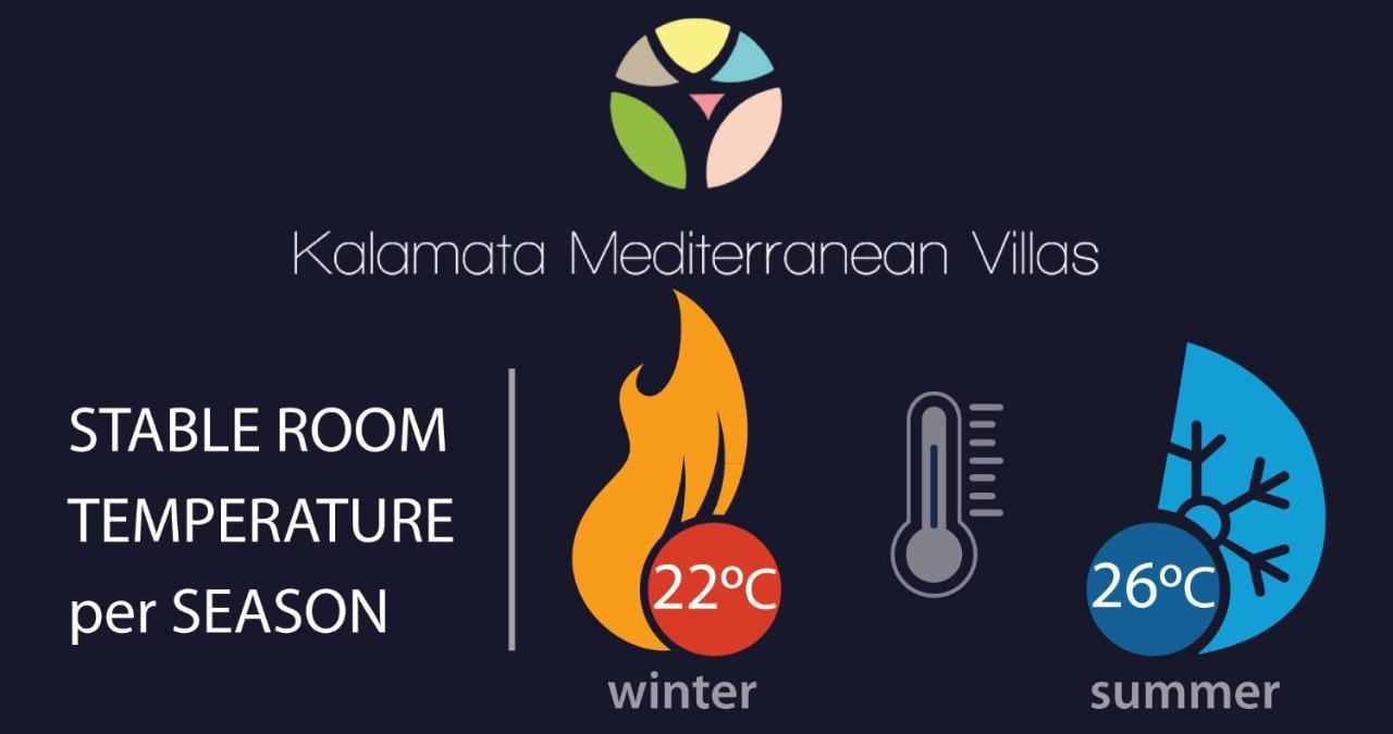 The Mansion - Kalamata Mediterranean Villas Bagian luar foto